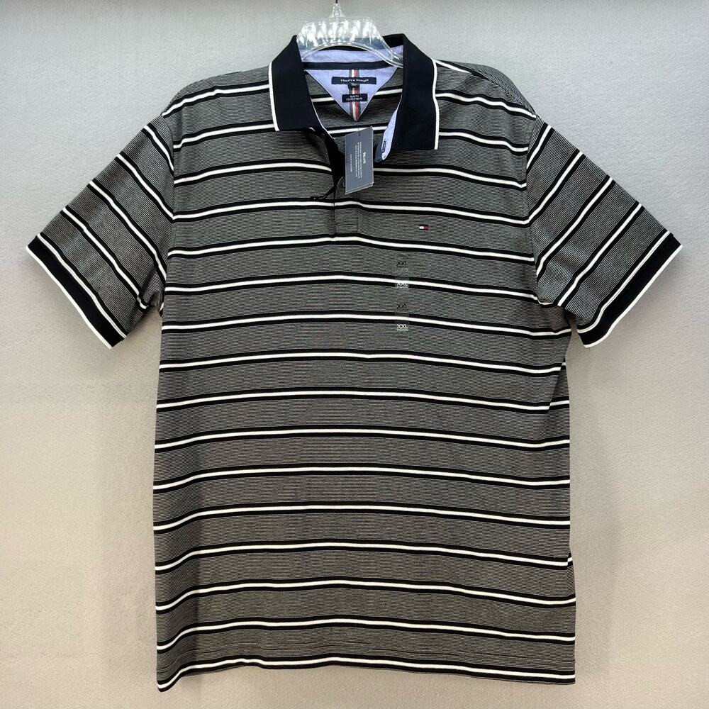 NWT Tommy Hilfiger Men's Thlux Polo Size XXL Slim Fit Business Casual School